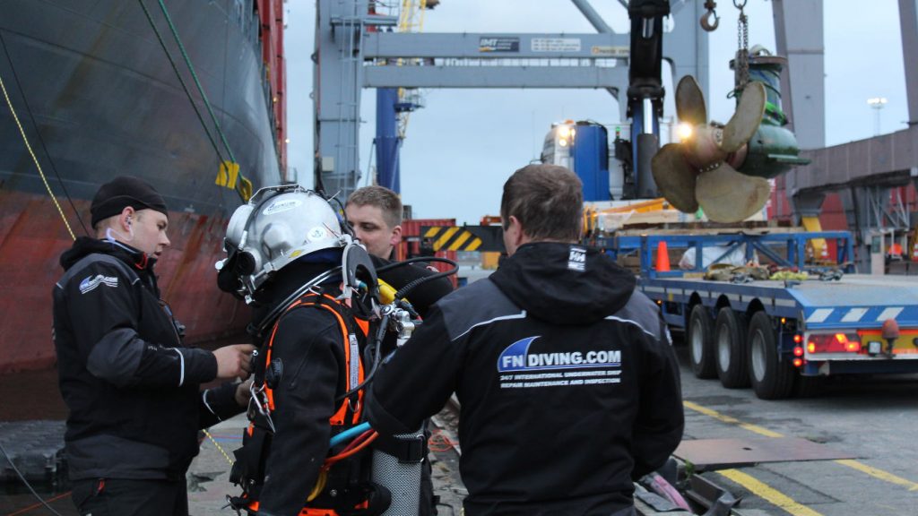 underwater Thruster repair propulsion Rotterdam